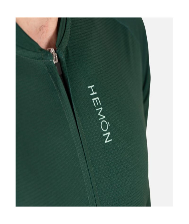 Ciclismo Camisola Hemon Pro Gaia M/C Verde Homem