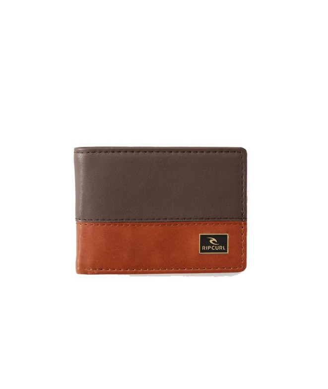 Cartera Rip Curl Corpawatu Icon Pu Slim Hombre Marrón