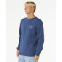 Moletom Rip Curl Stapler Crew Homem Azul