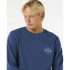 Moletom Rip Curl Stapler Crew Homem Azul