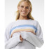 Moletom Rip Curl Surfar Mulher Creme High Tide Cinzento