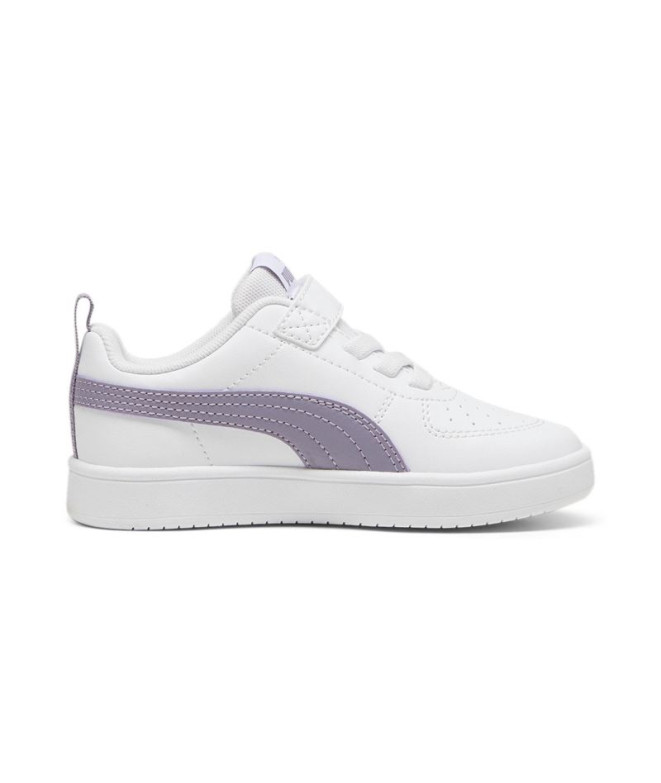 Zapatillas Casual Puma Rickie Ac+ Ps Infantil Blanco