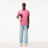 Polo Lacoste Camisa de noite Col Bord-Cotes Rosa
