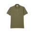 Polo Lacoste Chemise Col Bord-Cotes Verde