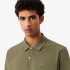 Polo Lacoste Chemise Col Bord-Cotes Verde