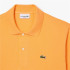 Polo Lacoste Camisa de noite Col Bord-Cotes Laranja