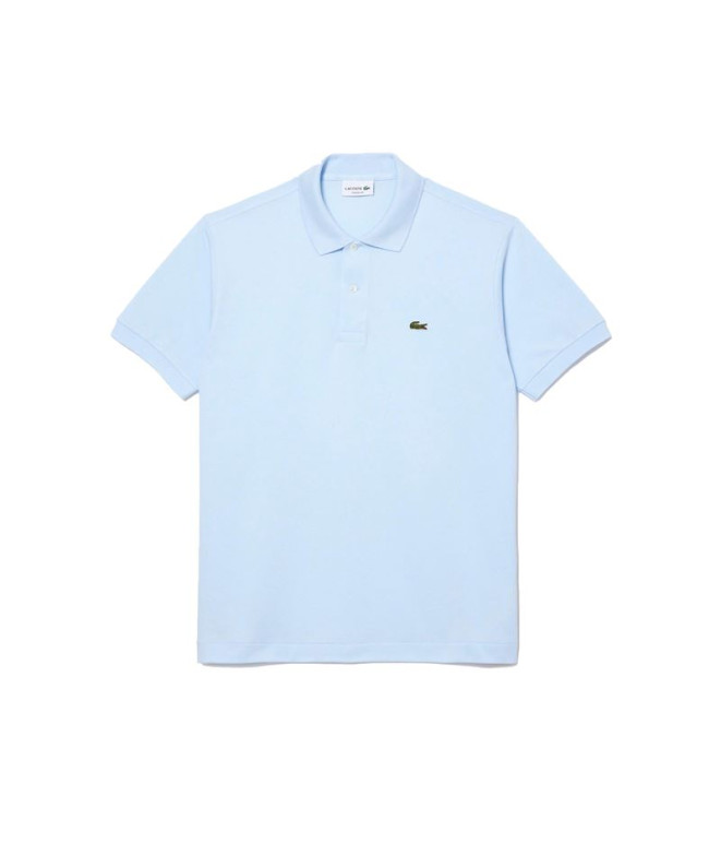 Polo Lacoste Camisa de noite Col Bord-Cotes Azul