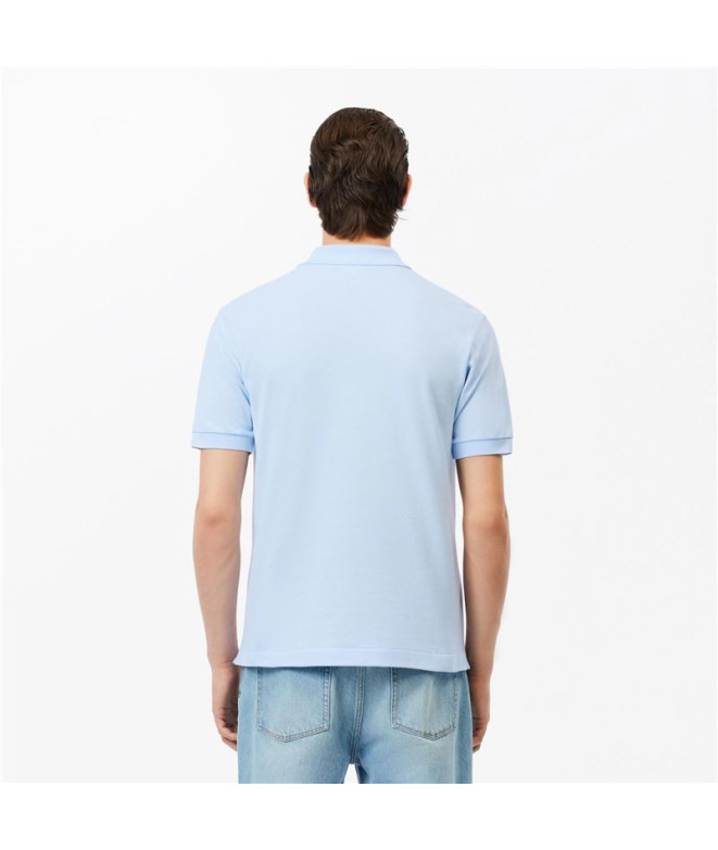 Polo Lacoste Chemise Col Bord-Cotes Azul