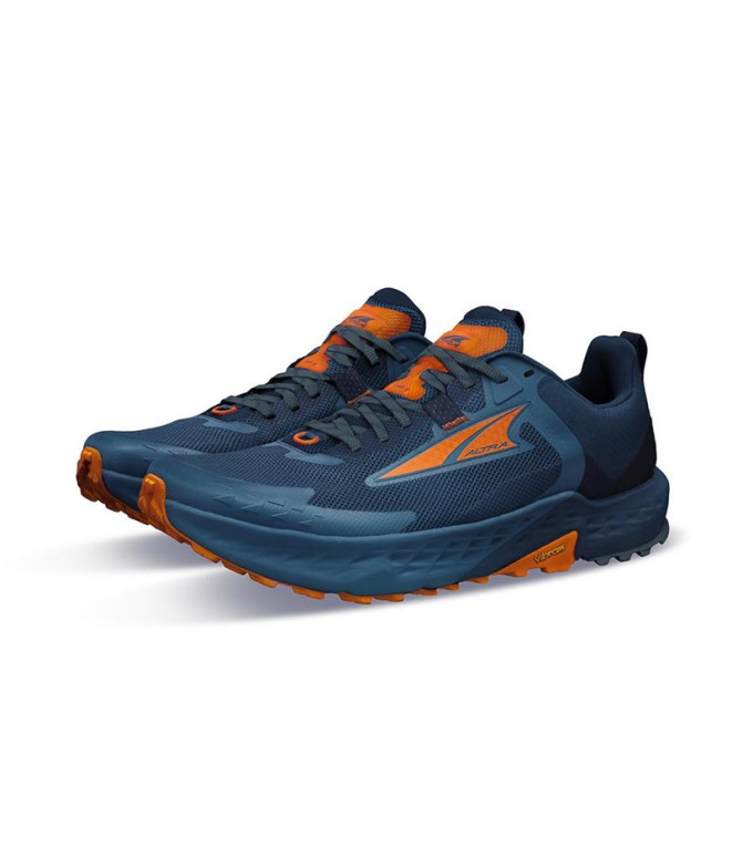 Chaussures Trail Altra de Timp 5 Bleu/Orange Homme