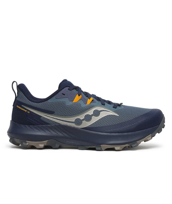 Chaussures Trail Saucony de Peregrine 14 Blue Homme