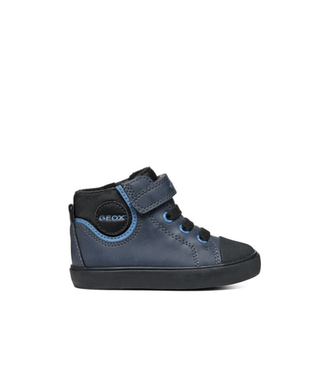 Chaussures Geox Gisli B. Enfant C - Gbk Cer.+Nylon Bleu marine/Bleu