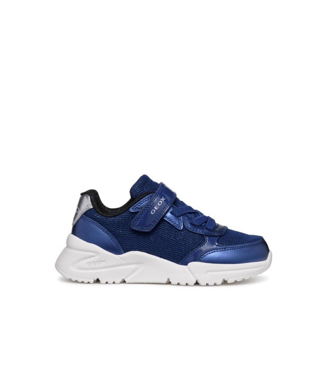 Chaussures Enfant Geox Loftus C - Tes.Bril+Gbk Perl Bleu marine