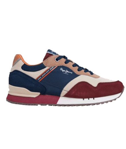 Sapatilhas Pepe Jeans London Marca Uva Roxa Homem