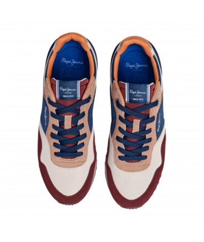 Sapatilhas Pepe Jeans London Marca Uva Roxa Homem