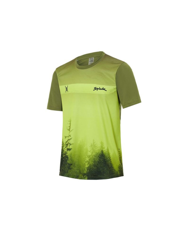 ciclismo Spiuk Homem Camisola M/C Terrain Green