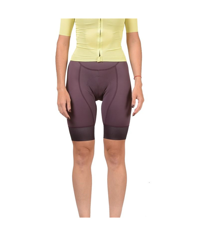 Culotte de Ciclismo Hemon Passo Corto - Burdeos  Mujer