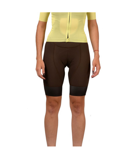 Culotte de Ciclismo Hemon Passo Corto - Marrón  Mujer