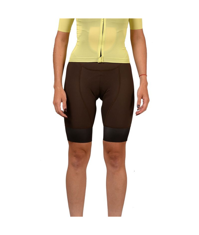 Culotte de Ciclismo Hemon Passo Corto - Marrón  Mujer