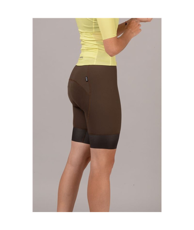 Culotte de Ciclismo Hemon Passo Corto - Marrón...