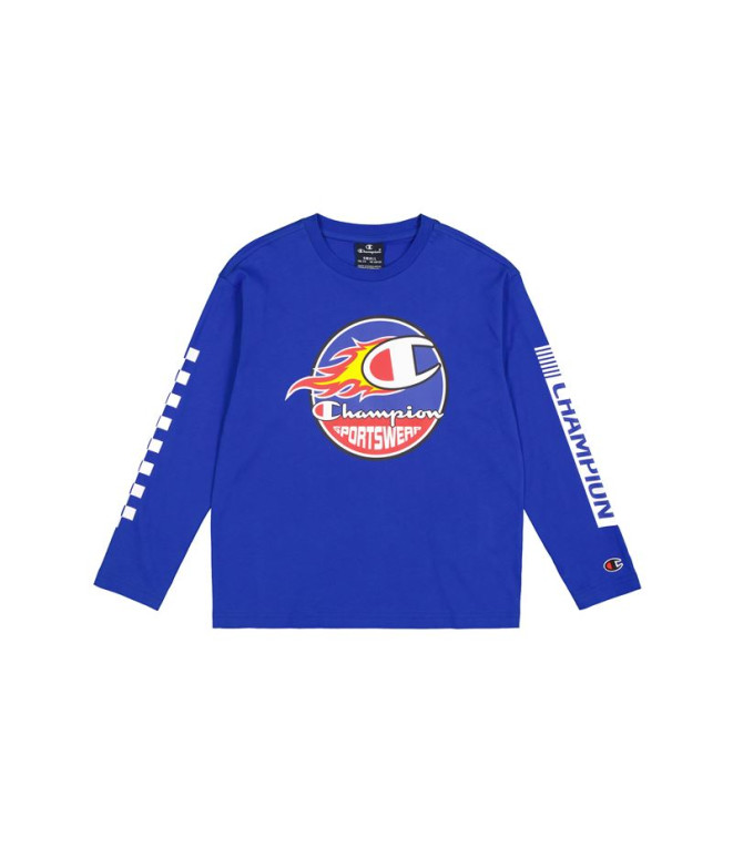 Camiseta Champion Homem T-shirt com gola redonda azul