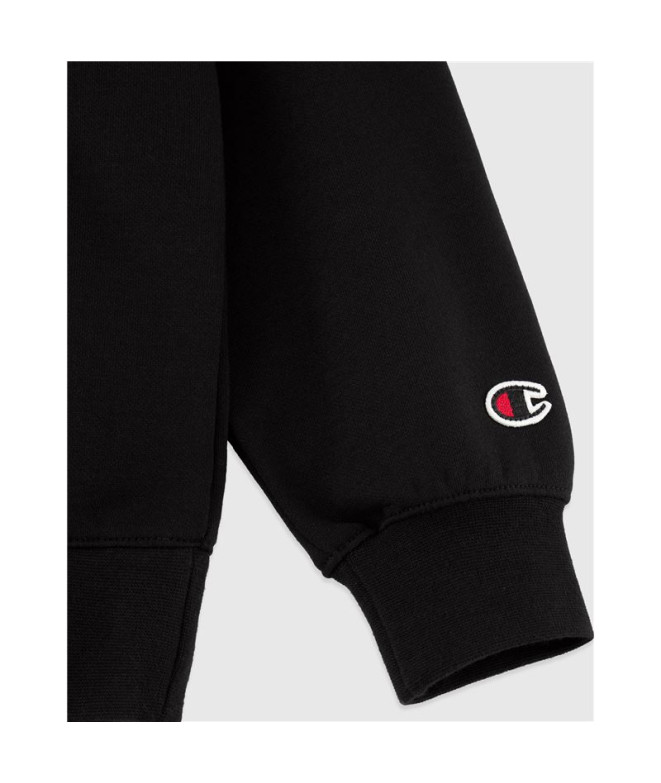 Sudadera Champion Hooded Sweatshirt Niña Negro