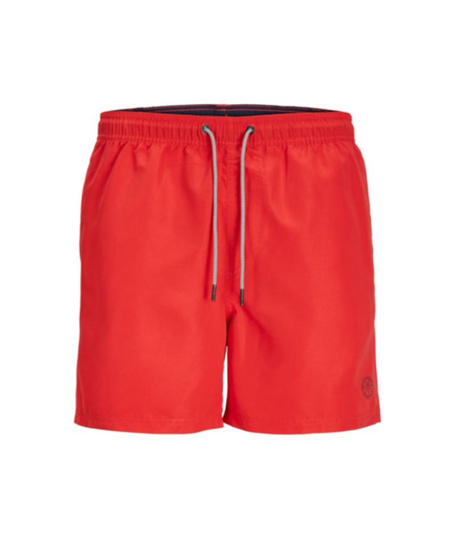 Calça Jack and Jones tfiji swim Solid Ly True Red Homem