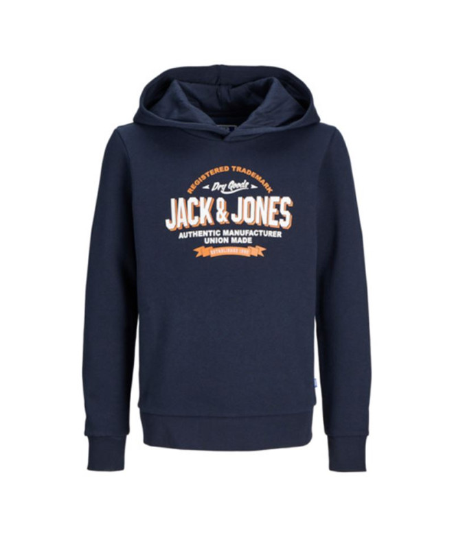 Moletom Jack and Jones elogo 2 Col 24/25 Navy Blazer Menino