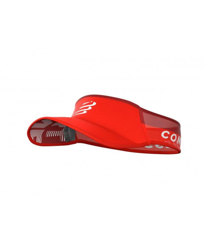 Viseira Running da Compressport Ultralight Red