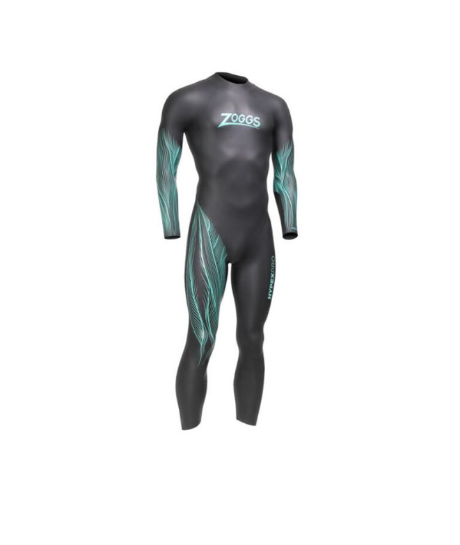 Neopreno de triatlón Zoggs Hypex Pro Fs Hombre Negro/Azul