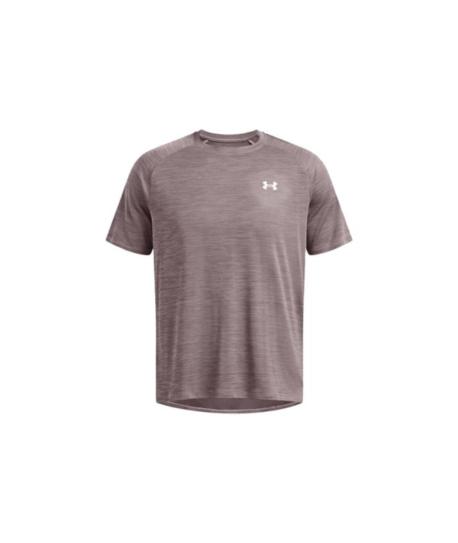 Camiseta de Fitness Under Armour Tech Textured Ss Hombre Gris