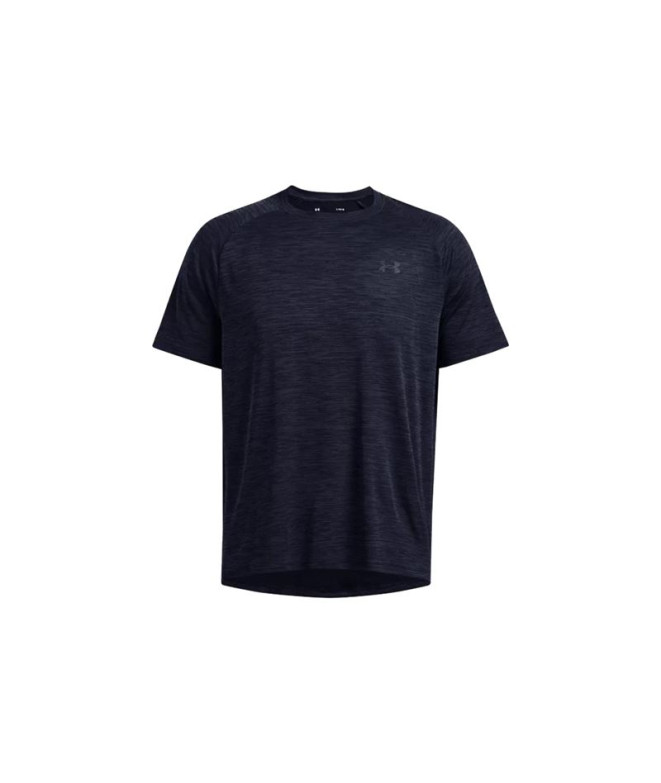 Camiseta de Fitness Under Armour Tech Textured Ss Hombre Azul
