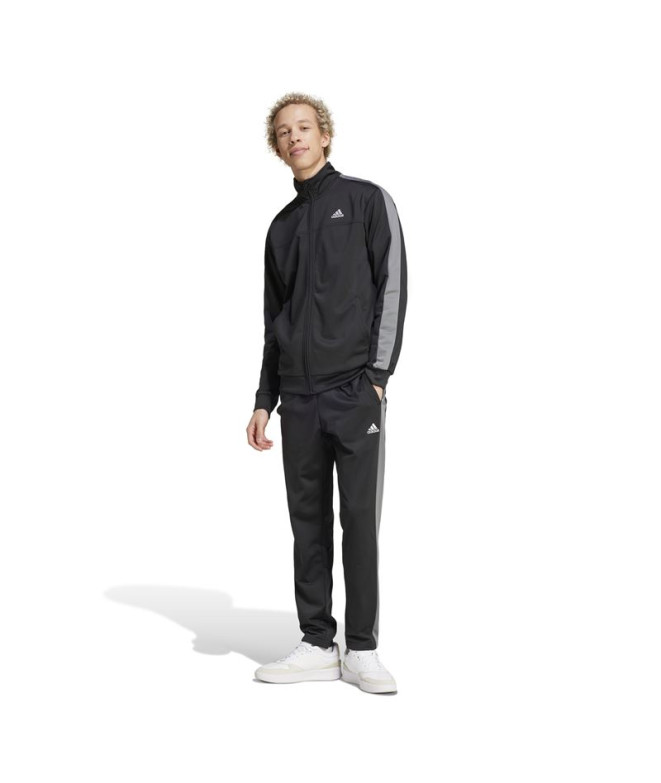 Survêtement adidas Homme Petit logo Tricot Colorblock Noir