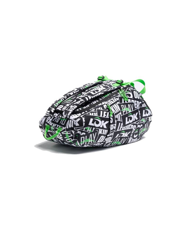 Sac de padel Sac de raquette Lok One blanc/noir