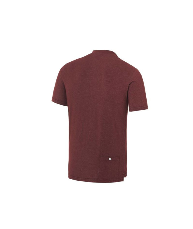 Polo de ciclismo Spiuk MC Town Hombre Burdeos