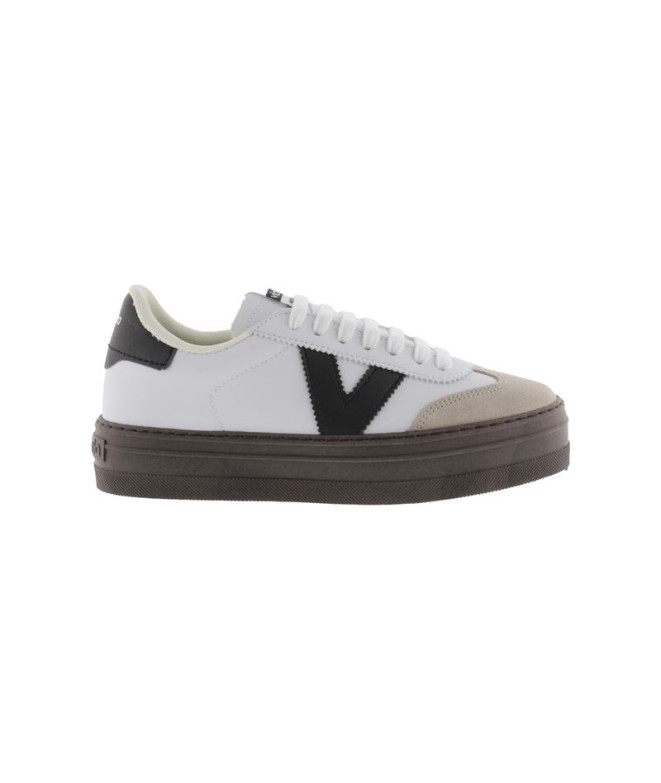 Sapatilhas Mulher Victoria Barcelona Leather Effect Cyclist Branco