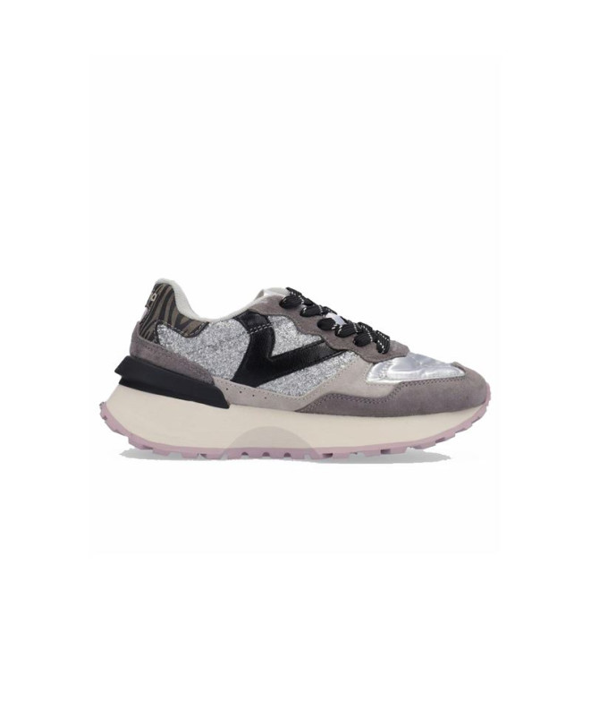 Zapatillas Victoria Rush-Metal Glitter Mujer Plata