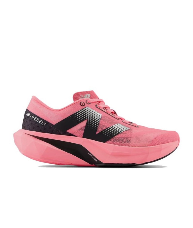 Chaussures Running New Balance de FuelCell Rebel v4 Ultra Pink Femme