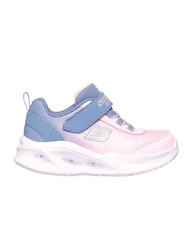 Chaussures Skechers Skechers Sola Glow Gris/Rose Fille