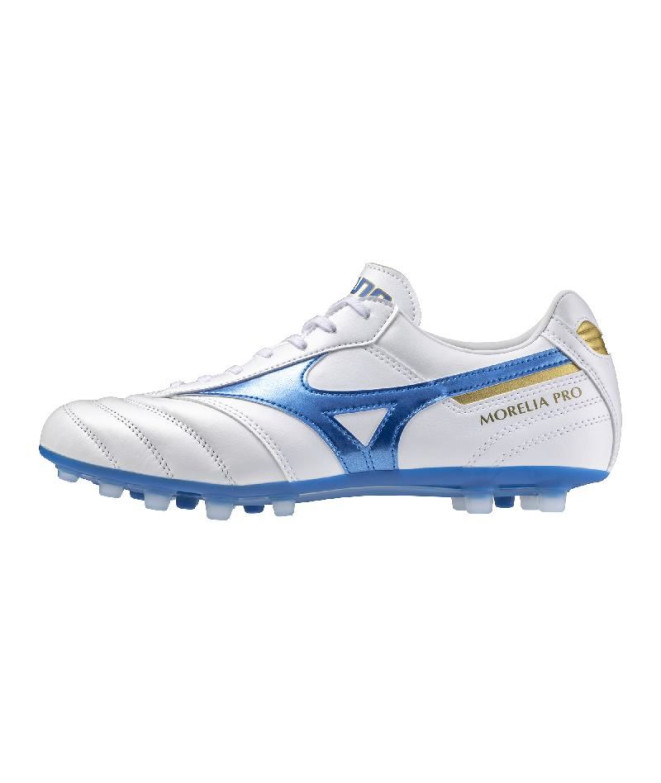 Football Mizuno Bottes Morelia II Pro Ag blanches