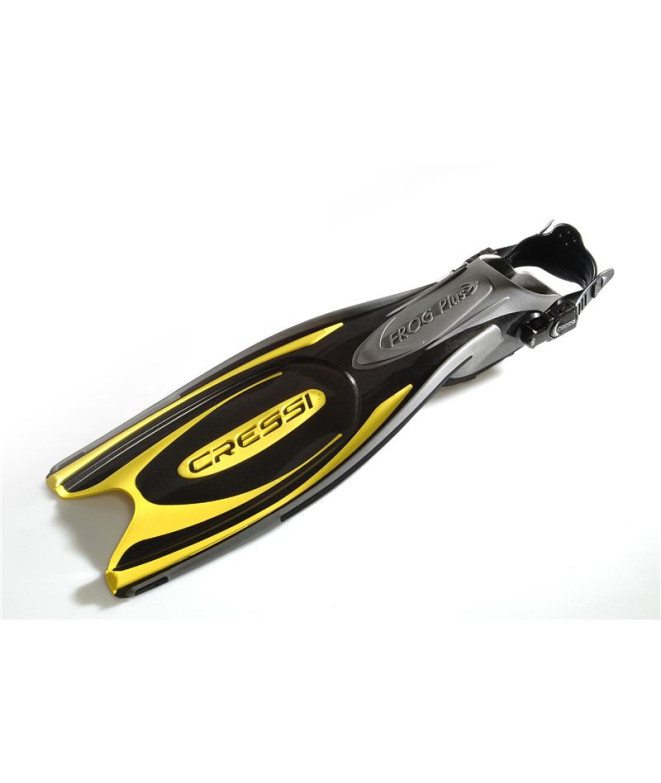 Aletas Cressi FROG PLUS Negro-Amarillo XS-S