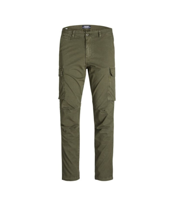 Calça Jack and Jones tace tucker Cargo Ama Olive Night Homem