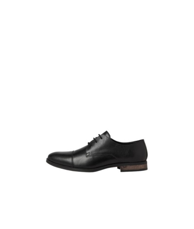 Chaussures Jack and Jones Jfwraymond Cuir Anthracite Homme