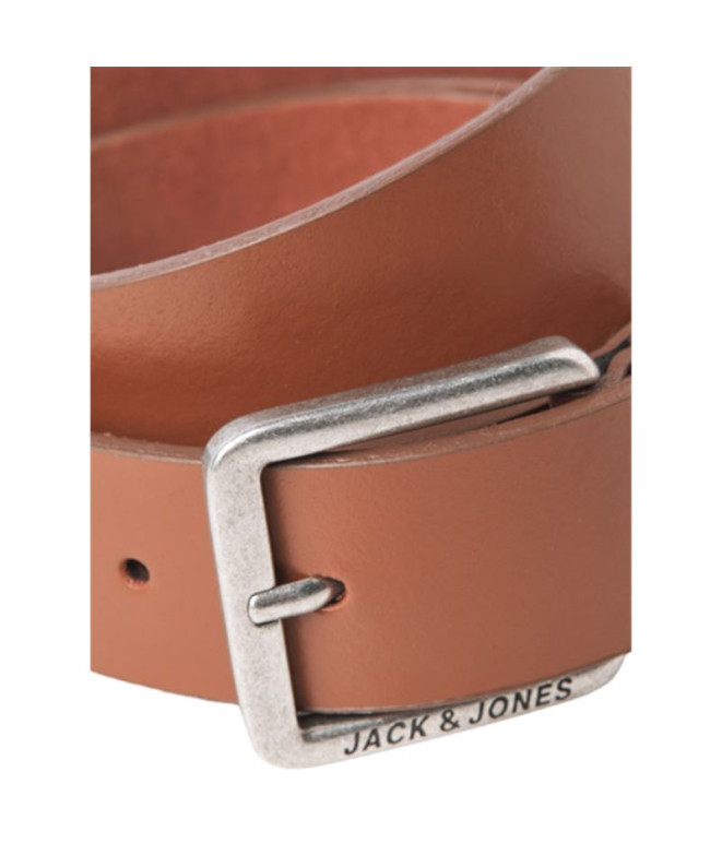 Cinto Jack and Jones Jacespo Cognac Homem