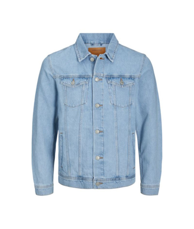 Veste Jack and Jones jean Mf 023 Bleu Denim Homme