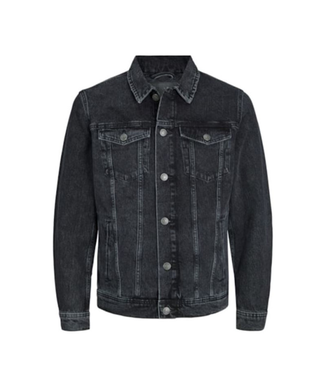 Veste Jack and Jones jean Mf 823 Denim noir Homme