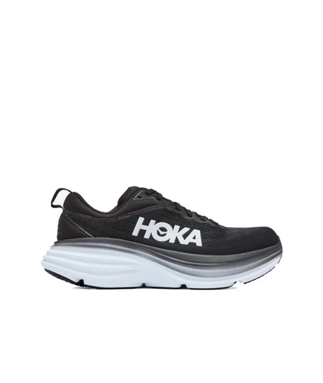 Chaussures Running de Hoka Bondi 8 Noir Femme