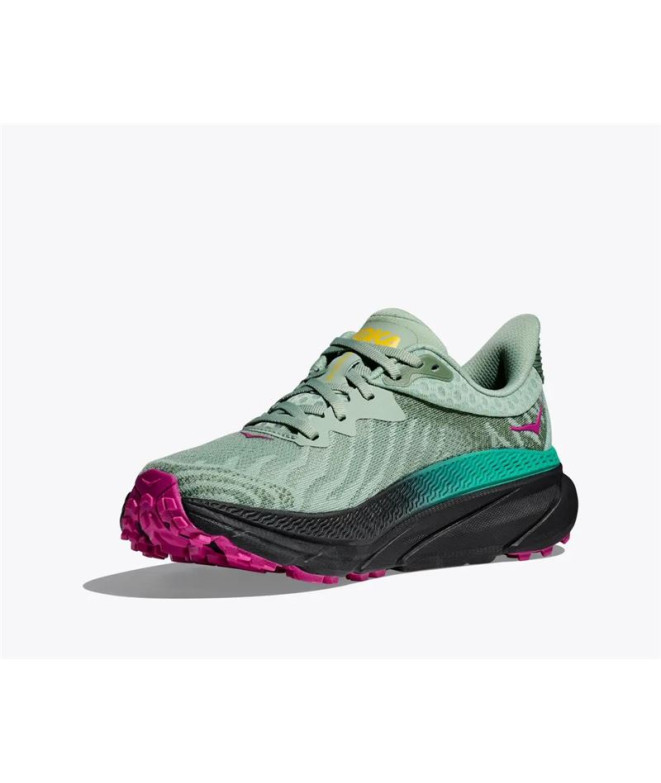 Zapatillas de trail Hoka Challenger 7 Verde Mujer