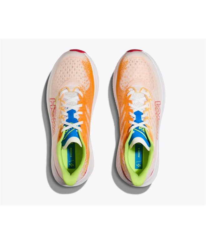 Sapatilhas Running da Hoka Mach 6 Branco Homem