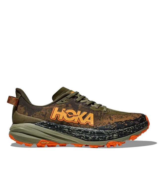 Zapatillas de Trail Hoka Speedgoat 6 Verde Oliva Hombre