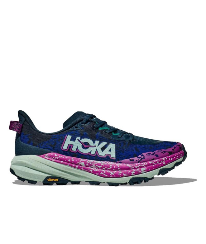 Chaussures Trail de Hoka Speedgoat 6 Bleu Homme